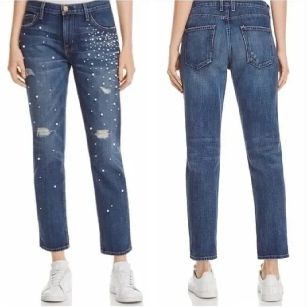 Current Elliot Denim & Pearl Boyfriend Jeans